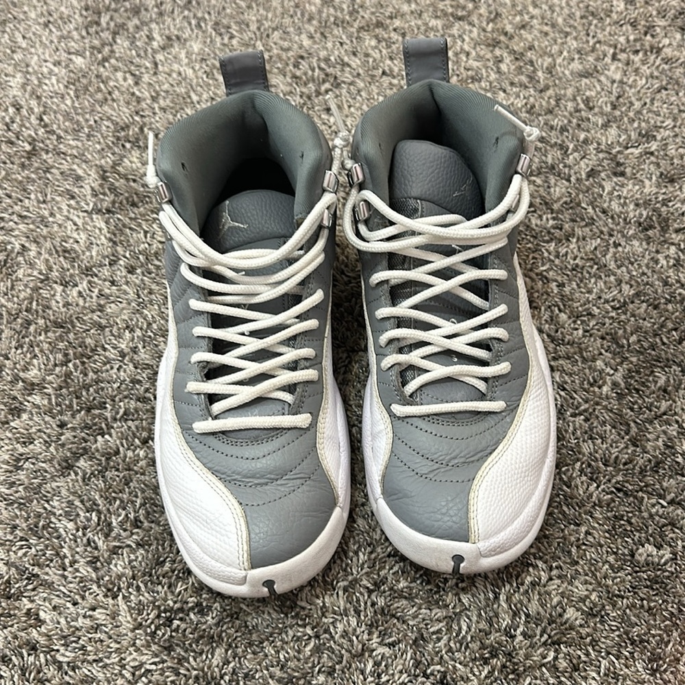 AIR JORDAN 12 RETRO stealth/white-cool grey size 8.5 - Picture 4 of 12